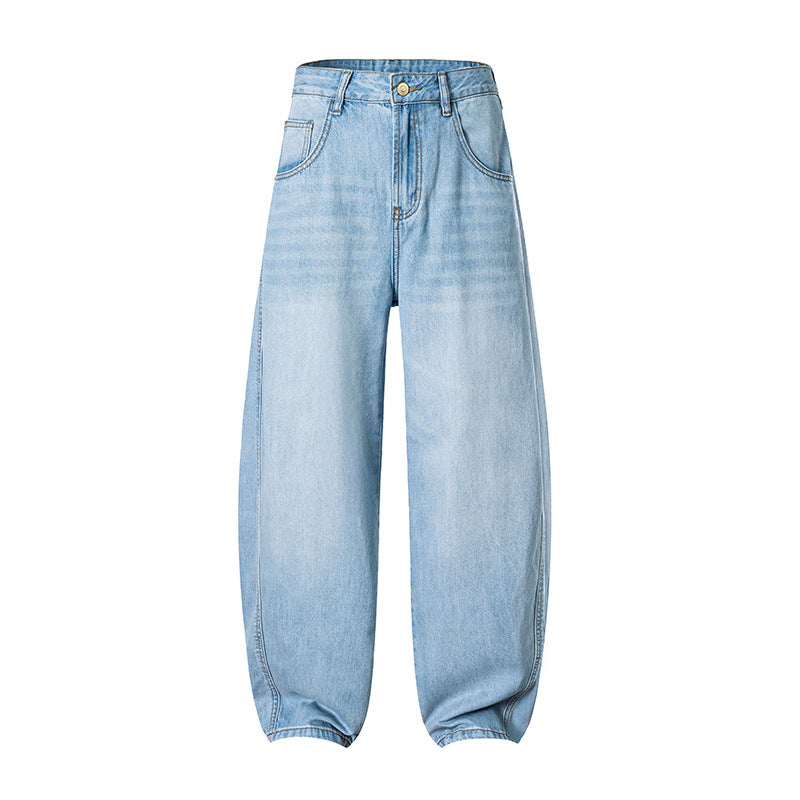 Light Blue Relaxed Wide-Leg Jeans — product image 5